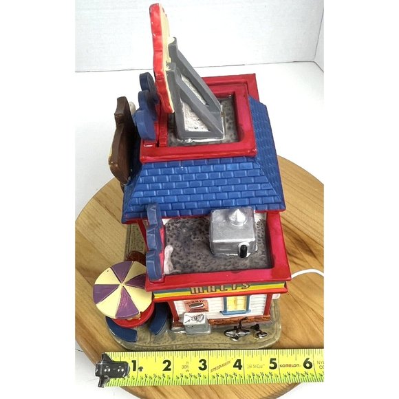 Lemax Village Ceramic TWIRLY'S SOFT SERVE Ice Cream 2007 Light Box Rare - Picture 14 of 14